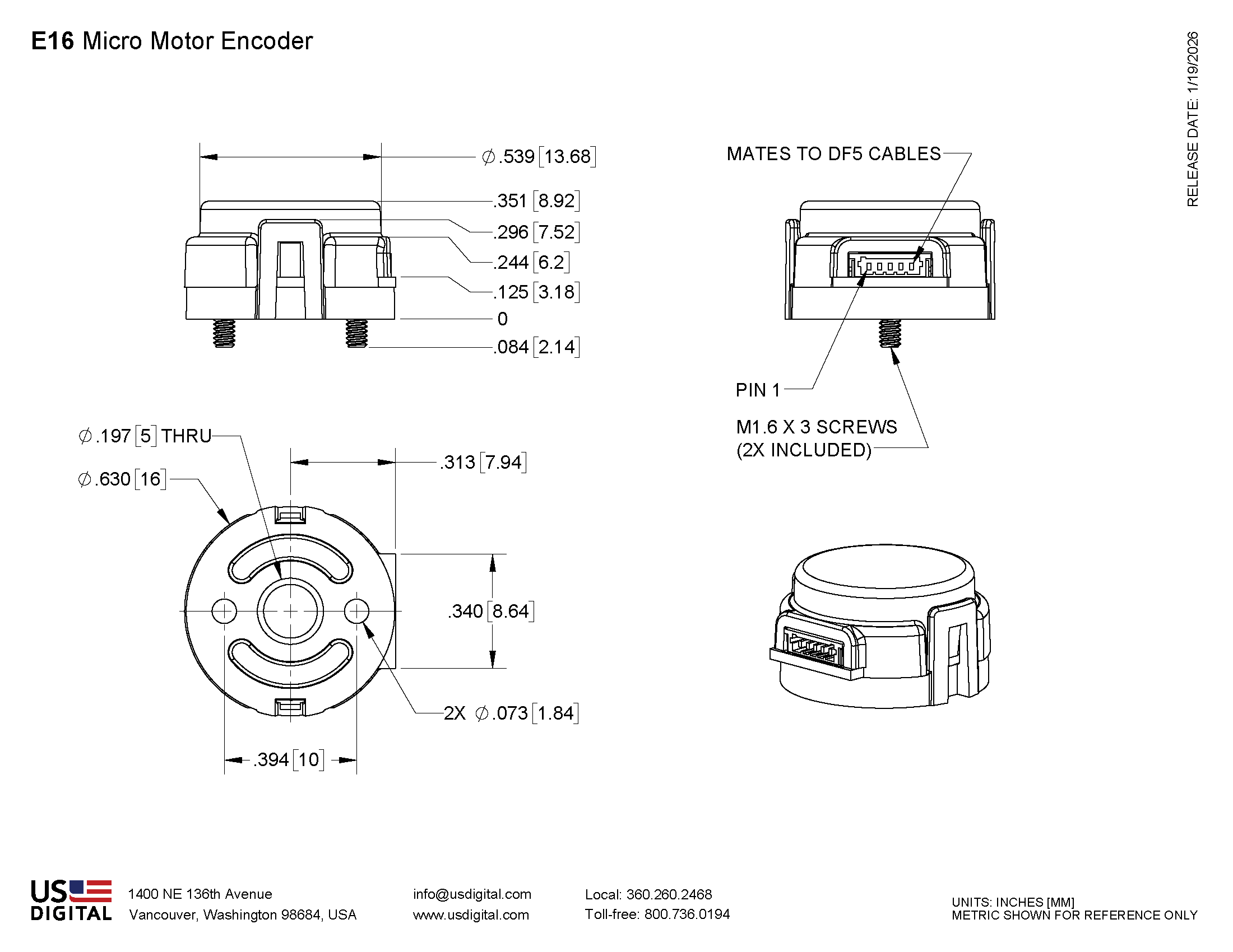 E16 WEB Mechanical Drawing